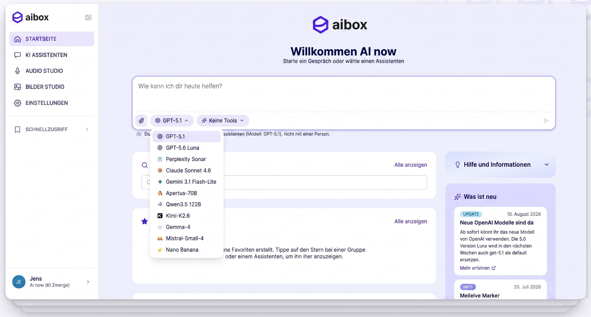 aibox UI